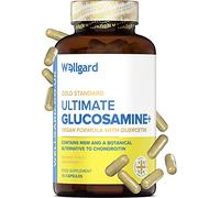 Wellgard Vegan Glucosamine & Phytodroitin Supplement with Quercetin, MSM, and Ginger Extract - Botanical Chondroitin Alternative, Includes Rosehip, Made in UK