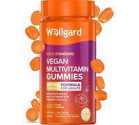 Wellgard Vegan Multivitamin Daily Wellness Support Gummies Orange Flavour - 60 Gummies