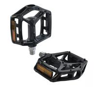 Wellgo MG3 Magnesium Pedals 9/16" For MTB BMX DH Platform DU Bearing, Black, WE3101