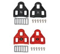Wellgo RC5/RC6 Shoe Plates - Look Delta Compatible Cleats (Black) Colo