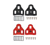 Wellgo RC5/RC6 Shoe Plates - Look Delta Compatible Cleats (Red) Colour