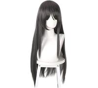 WELLHY Akemi Homura Cosplay Wig Puella Magi Madoka Magica Cosplay Wig Tomoe Mami Akemi Homura Kaname Madoka Cosplay Wig Halloween Party Coser Wig