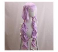 WELLHY Anime Cosplay Wigs Azur Lane USS Laffey Cosplay Wig high Temperature Silk Rose Inner net KEEBON Coser Wig