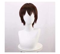 WELLHY Anime Cosplay Wigs Bungo Stray Dogs high Temperature Silk Rose Inner net Dark Brown Wig Cosplay Party Wigs+Wig Cap KEEBON Coser Wig