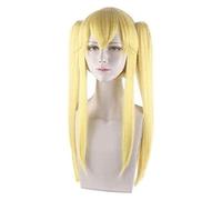 WELLHY Anime Cosplay Wigs Cosplay Wig Kakegurui Meari Saotome Tiger Clip Double Ponytail Thickened Fake Hair KEEBON Coser Wig
