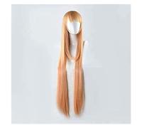 WELLHY Anime Cosplay Wigs Himouto! Umaru-chan cos Wig DOMA Umaru Milk Orange cos Anime Fake Hair Wig Long Hair KEEBON Coser Wig
