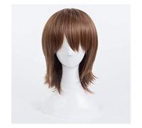 WELLHY Anime Cosplay Wigs Persona5 Goro Akechi Role Models Close face Cosplay Wig KEEBON Coser Wig