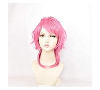 WELLHY Anime Cosplay Wigs 's Bizarre Adventure Trish UNA Bruno Bucciarati cos Wig KEEBON Coser Wig