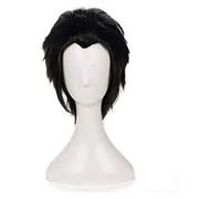 WELLHY Anime Cosplay Wigs Yuri! on ICE Katsuki Yuri cos Wig Black Big Back KEEBON Coser Wig