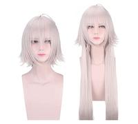 WELLHY Cosplay Wig Alter Jeanne d'Arc Wig Game Fate Grand Order Cosplay Wig an Fate Grand Order Cosplay Hair Alter Jeanne d'Arc Women Hair for Coser