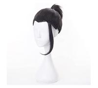 WELLHY Cosplay Wig Anime Cosplay Costume Wig Jujutsu Kaisen Wig Geto Suguru Wig Black Short Hair with Free Wig Cap for Halloween Party Carnival Nightlife Concerts Weddings for Coser