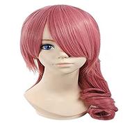 WELLHY Cosplay Wig Anime Cosplay Wig Final Fantasy XIII FF13 Serah Farron Wig Pink Medium Wig with Free Wig Cap for Party Daily Halloween Wig Cosplay for Coser