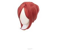 WELLHY Cosplay Wig Anime Toilet-Bound Hanako-kun Cosplay Wig Mitsubawig Smoky Pink 40cm Cosplay Anime Wig Heat Resistant Synthetic Wigs Halloween for Coser