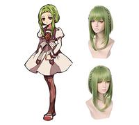 WELLHY Cosplay Wig Anime Toilet-Bound Hanako-kun Wig Nanamine Sakura Cosplay Wigs Green Weave Style Synthetic Hair Pelucas Costume Role Play Wigs for Coser