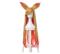 WELLHY Cosplay Wig Arrival Game Ahri Character Cosplay Wigs 90cm Long Heat Resistant Synthetic Hair Perucas Cosplay Wig for Coser