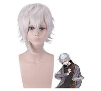 WELLHY Cosplay Wig Fate/Grand Order Kadoc Zemlupus Short Wig Cosplay Costume FGO Men Women Heat Resistent Synthetic Hair Party Role Play Wigs for Coser