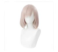 WELLHY Cosplay Wig FGO Fate/Grand Order Matthew Kyrielite Light Pink Short Bob Wig Cosplay Anime Cosplay Wig Heat Resistant Synthetic Wig Halloween for Coser