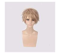 WELLHY Cosplay Wig FLYAND Cosplay Kiss Him Not Me Yusuke Igarashi Nozomu Nanashima Hayato Shinomiya Asuma Mutsumi Men Wigs Short Yellow Wig for Coser
