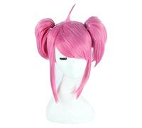 WELLHY Cosplay Wig Game Lux Star Guardian Heat Resistant Synthetic Hair Perucas Cosplay Costume Wig + Wig Cap for Coser