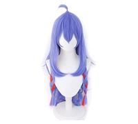 WELLHY Cosplay Wig Game Spirit Blossom Kindred Women Long Wig Braids Cosplay Costume Women Purple Heat Resistant Synthetic Hair Party Wigs for Coser