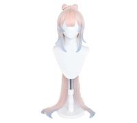 WELLHY Cosplay Wig Genshin Impact Kokomi Cosplay 120cm Long Light Salmon-Colored Wig CosplayAnime Wigs Heat Resistant Synthetic Wigs Halloween for Coser