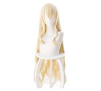 WELLHY Cosplay Wig Goblin Slayer Onna Shinkan Cosplay Wig 100cm Yellow Heat Resistant Synthetic Hair Perucas Cosplay Wigs for Coser