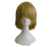 WELLHY Cosplay Wig Love Live! LoveLive Koizumi Hanayo Short Mixed Color Heat Resistant Cosplay Costume Wig + Track + Wig Cap for Coser