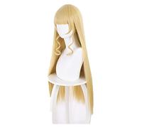 WELLHY Cosplay Wig Love Live Sumire Heanna Cosplay Wig Love Live!Super Star!!Liella! Cosplay Long Yellow Wigs with Bangs Synthetic Hair Halloween for Coser