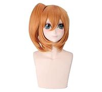 WELLHY Cosplay Wig LoveLive Kousaka Honoka Wig Love Live Cosplay Props Synthetic Hair Theme Party Role Play Wigs Comic Con Carnival Wear Ponytail for Coser