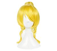 WELLHY Cosplay Wig LoveLive! Love Live Eli Ayase Cosplay Wigs Golden Clip Ponytail Heat Resistant Synthetic Hair Wig + Wig Cap for Coser