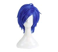 WELLHY Cosplay Wig PERSONA3 Shin Megami Tensei Persona 3 Makoto Yuuki Cosplay Wig Short Heat Resistant Synthetic Hair Wig + Wig Cap for Coser