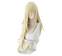 WELLHY Cosplay Wig Rachel Wig Angels of Death Cosplay Wig Heat Resistant Synthetic Blonde Hair Ray Cosplay Halloween Party for Coser