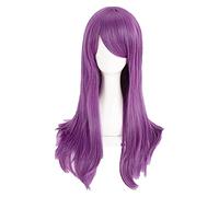WELLHY Cosplay Wig Tokyo Ghoul Guru Rize Kamishiro Cosplay Wigs Long Wavy Purple Heat Resistant Synthetic Hair Wig + Wig Cap for Coser