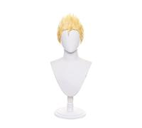 WELLHY Cosplay Wig Tokyo Revengers Cosplay Hanagaki Takemichi Wig Anime Cosplay Short Past Golden Cosplay Wig Cos Props for Coser