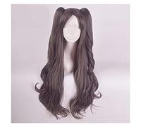 WELLHY Cosplay Wig Wig Cosplay Tohsaka Rin Fate Grand Order/Fate Stay Night Hair 60CM Rambut Sintetis Bergelombang Anime Fate Grand Order Cosplay for Coser