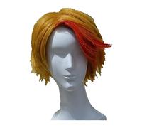 WELLHY Cosplay Wig Yuri!!! on ICE Minami Kenjiro Cosplay Wigs Short Golden Red Mixed Heat Resistant Synthetic Hair Wig + Wig Cap for Coser