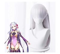 WELLHY Fate/Grand Order Gamma One Break Light Gray Blue Medium Long Hair Cosplay Wig Coser Wig