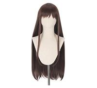 WELLHY Fruits Basket Tohru Cosplay Wig Anime Cosplay Costume Accessories Brown Long Straight Hair Wig for Girls Womens Coser Wig