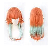 WELLHY Hololive VTuber Takanashi Kiara Cosplay Wig for Anime Costume (Orange) Coser Wig