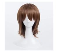 WELLHY KEEBON Anime Cosplay Wigs Persona5 Goro Akechi Cosplay Party Wigs+Wig Cap Coser Wig
