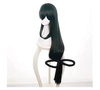 WELLHY Linna Asui Tsuyu My Hero Academia Wig Cosplay Wig Long Natural Straight Anime Wig for Halloween Party Christmas Carnival Coser Wig
