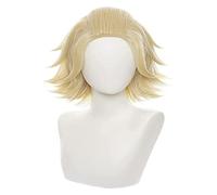 WELLHY Mikey Manjiro Sano Wig Tokyo Revengers Mikey Manjiro Sano Cosplay Wig with Wig Cap Coser Wig