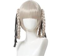WELLHY Momobami Kirari Wig for Anime Kakegurui Cosplay Wig Gray Braid Lolita Wig Halloween Costume Wig Coser Wig