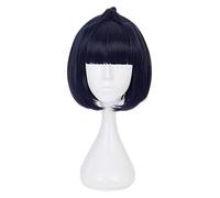 WELLHY 's Bizarre Adventure Anime Bruno Bucciarati Cosplay Wig Anime Characters Color Wigs Cosplay Costume Accessories for Adult Teenagers Dark Blue KEEBON Coser Wig