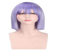 WELLHY Wig for Halloween Fashion Christmas Party Dress Up Wig Kobayashi'S Dragon Maid High Restoration Real Soil Sho Tai Purple Short Hair Cosplay Wig Coser Wig