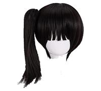 WELLHY Wig for : Kimetsu no Yaiba Tsuyuri Kanawo Tsuyuri Kanao Cosplay Wig Synthetic Hair + Headwear + Wig Cap WigOnly Coser Wig (Color : ButterflyHeadwear) (Color : Wigonly)