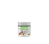 Wellichews Daily Soft Chews to Aid Digestion Cat & Small Dog - Triple Action Prebiotic To Block Harmful Bacteria - Help absorb Nutrients From Diet & Promote Regular Bowel Movement 120 Chews