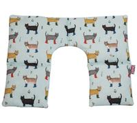 Wellie Boot Cat Neck & Shoulder Soothing Wrap - Microwavable Heat Pack - English Wheat & Lavender, Hot & Cold Therapy - 100% Cotton - Made in England - The Wheat Bag Company