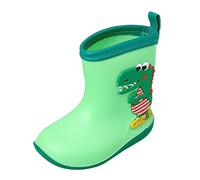 Wellies for Boys Girls Unisex Children Short Rain Boots Wellingtons Waterproof Rubber Shoes Outdoors Kids Motorbike Toddler/Little Kid/Big Kid