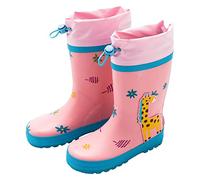 Wellies for Boys Girls Unisex Children Toddler Rain Boots Lightweight Plain Boot Everyday Perfect Toddler/Little Kid/Big Kid Pink